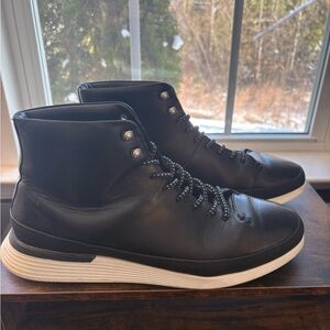 Men's Wolf & Shepherd Black High-Top Sneakers